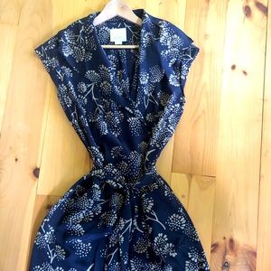 Maeve silk wrap dress
